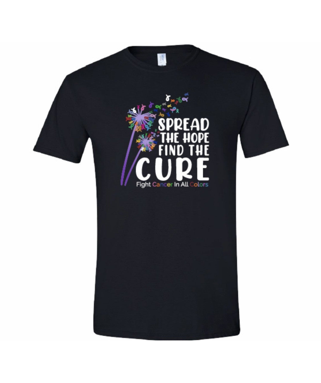 Cancer Survivorship Fight Cancer in All Colors T-shirt