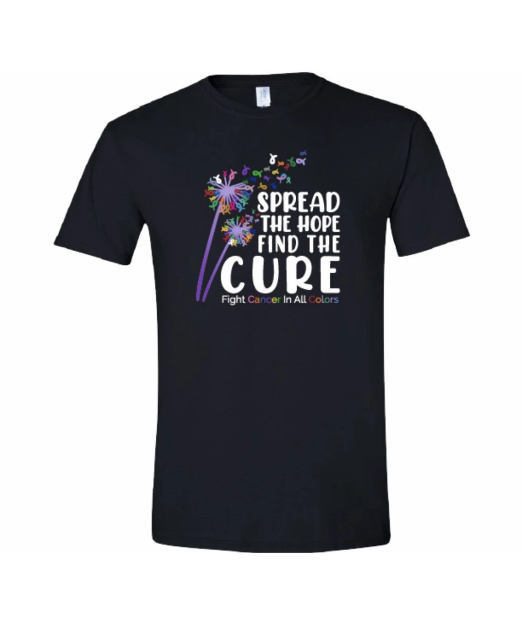 Cancer Survivorship - Fight Cancer in All Colors T-shirt