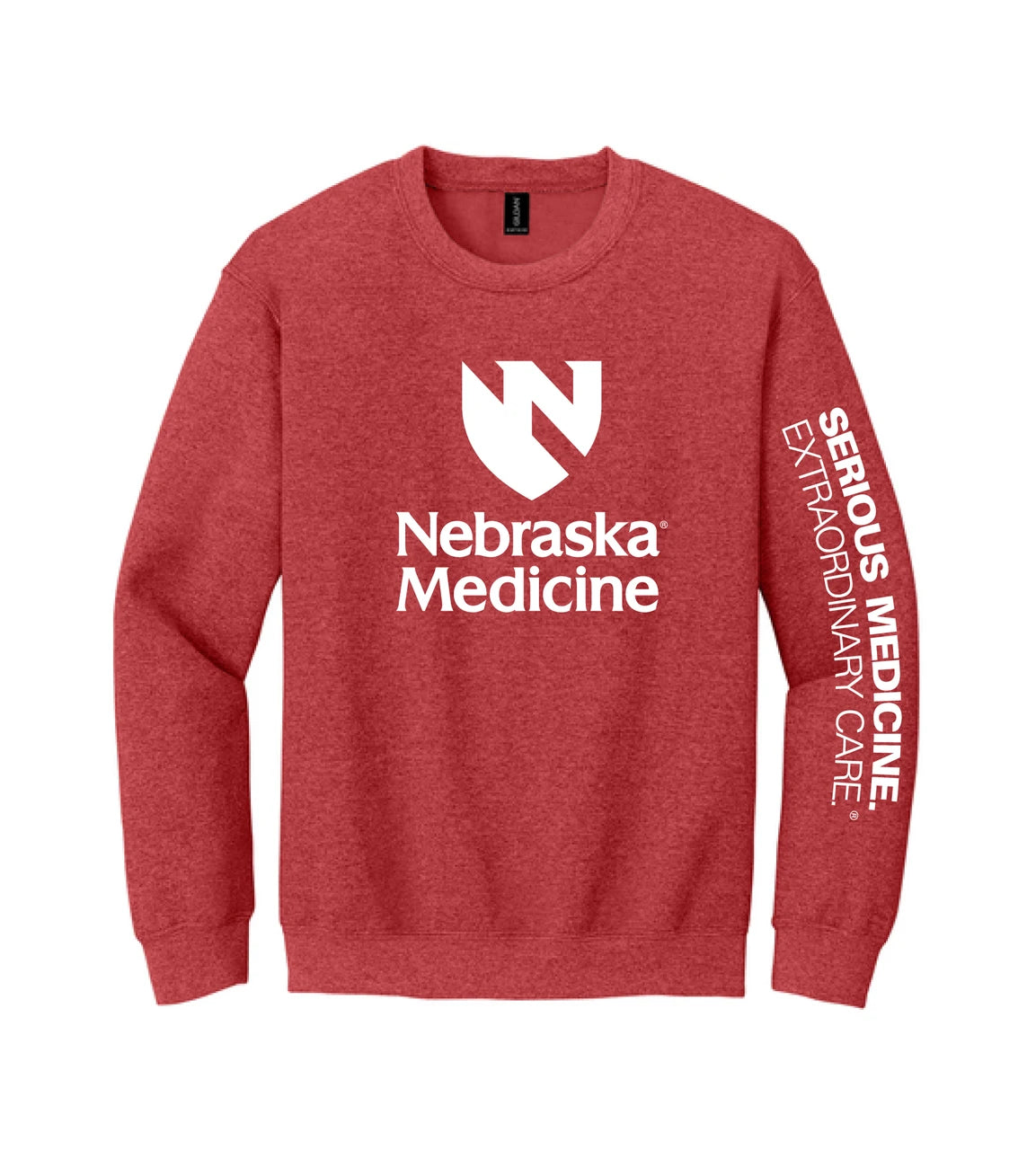 Heather Red Crewneck Sweatshirt