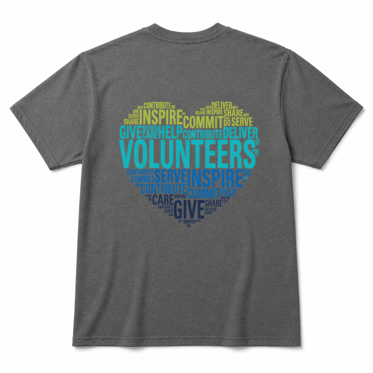 Community Strong Volunteer T-shirt Back