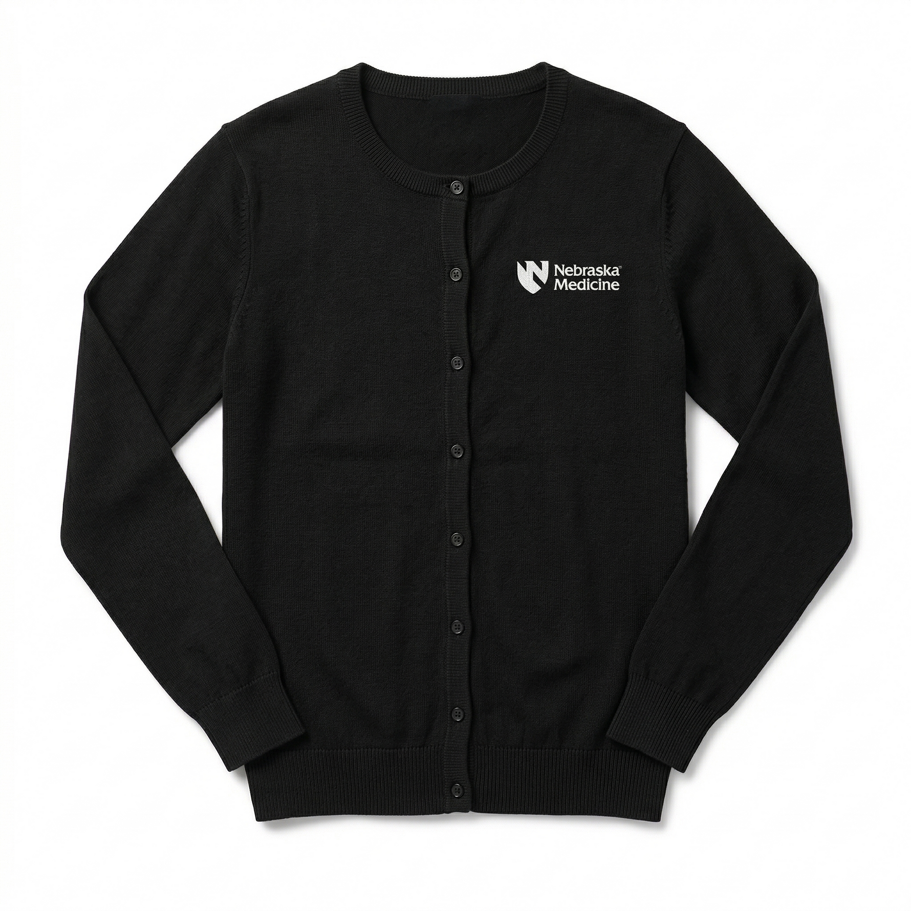 Ladies Button Front Cardigan Sweater