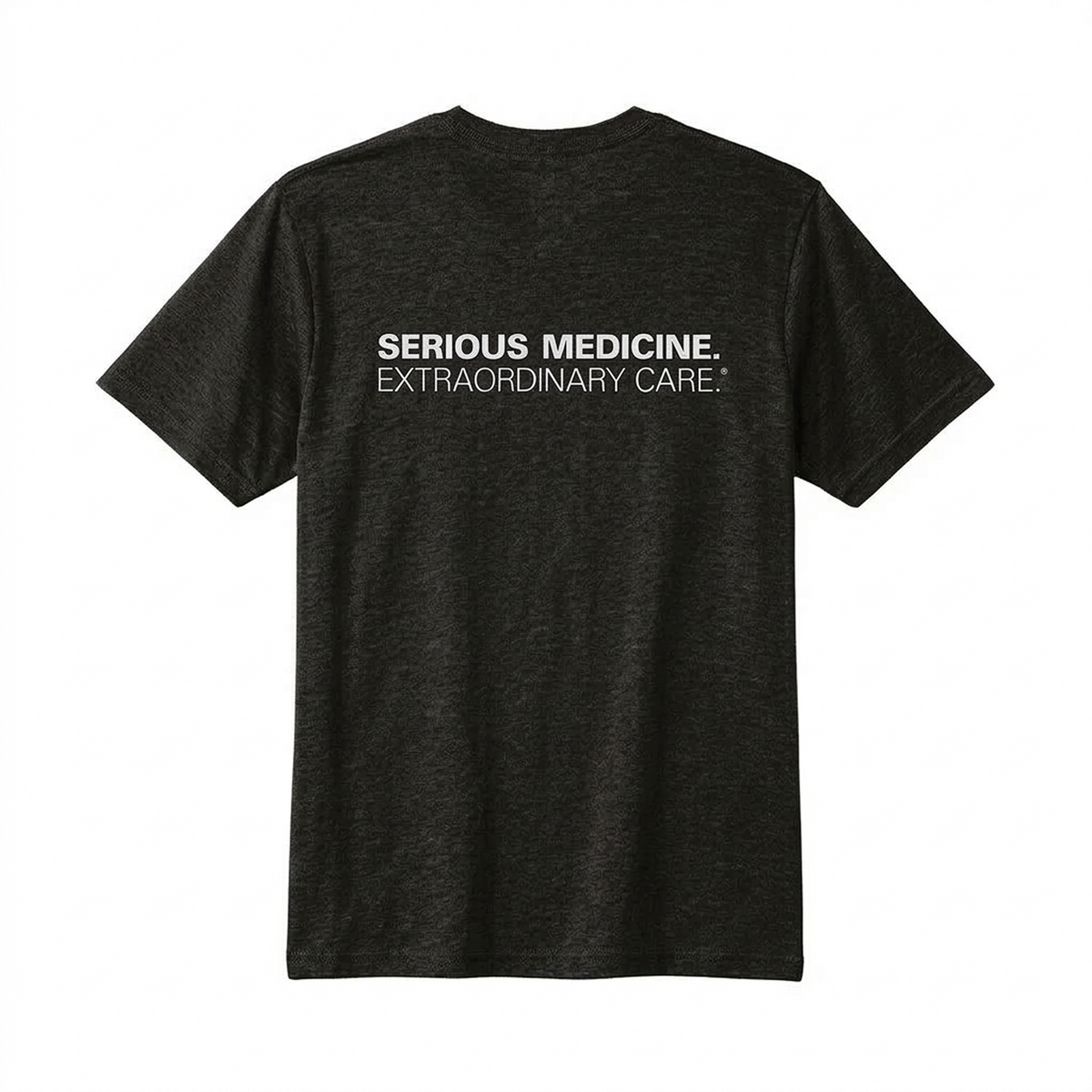 Short Sleeve T-shirts for Clinical Staff Black Back