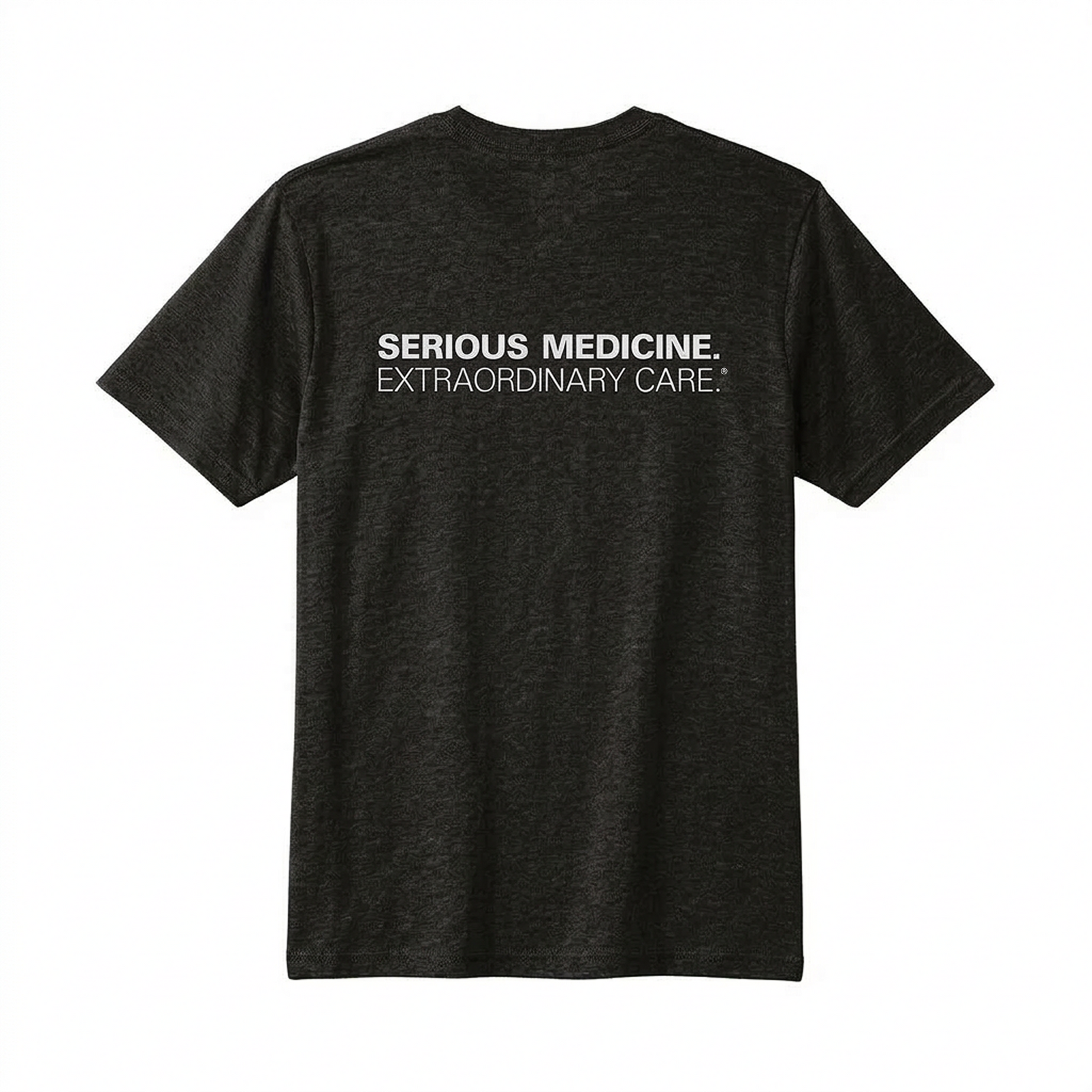 Short Sleeve T-shirts for Clinical Staff Black Back