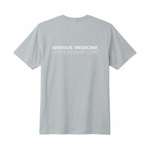 Short Sleeve T-shirts for Clinical Staff Ice Grey Back