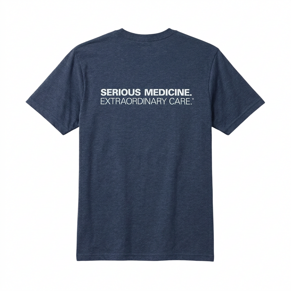 Short Sleeve T-shirts for Clinical Staff Navy Back