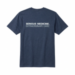 Short Sleeve T-shirts for Clinical Staff Navy Back
