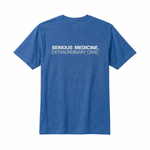 Short Sleeve T-shirts for Clinical Staff Royal Blue Back