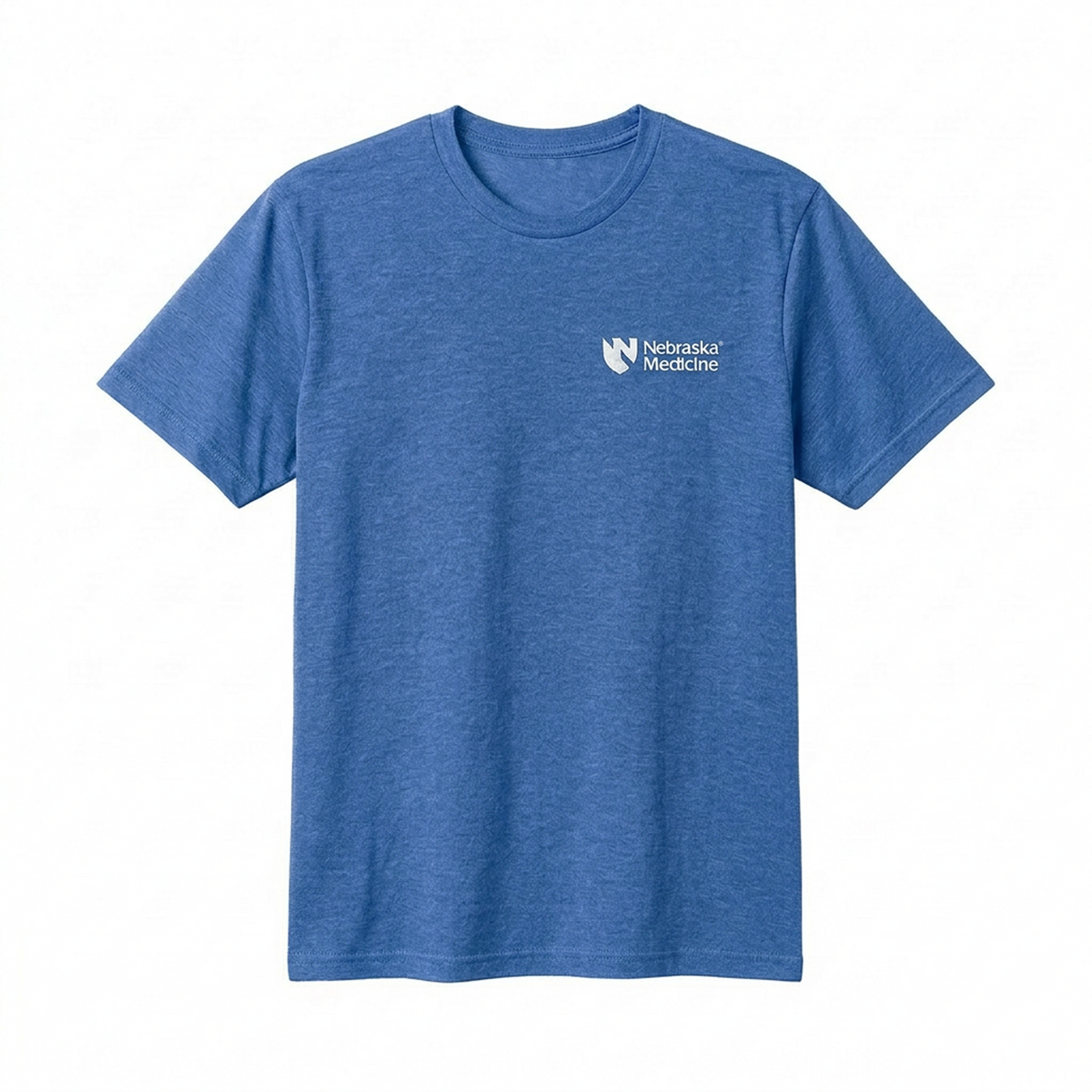 Short Sleeve T-shirts for Clinical Staff Royal Blue Front