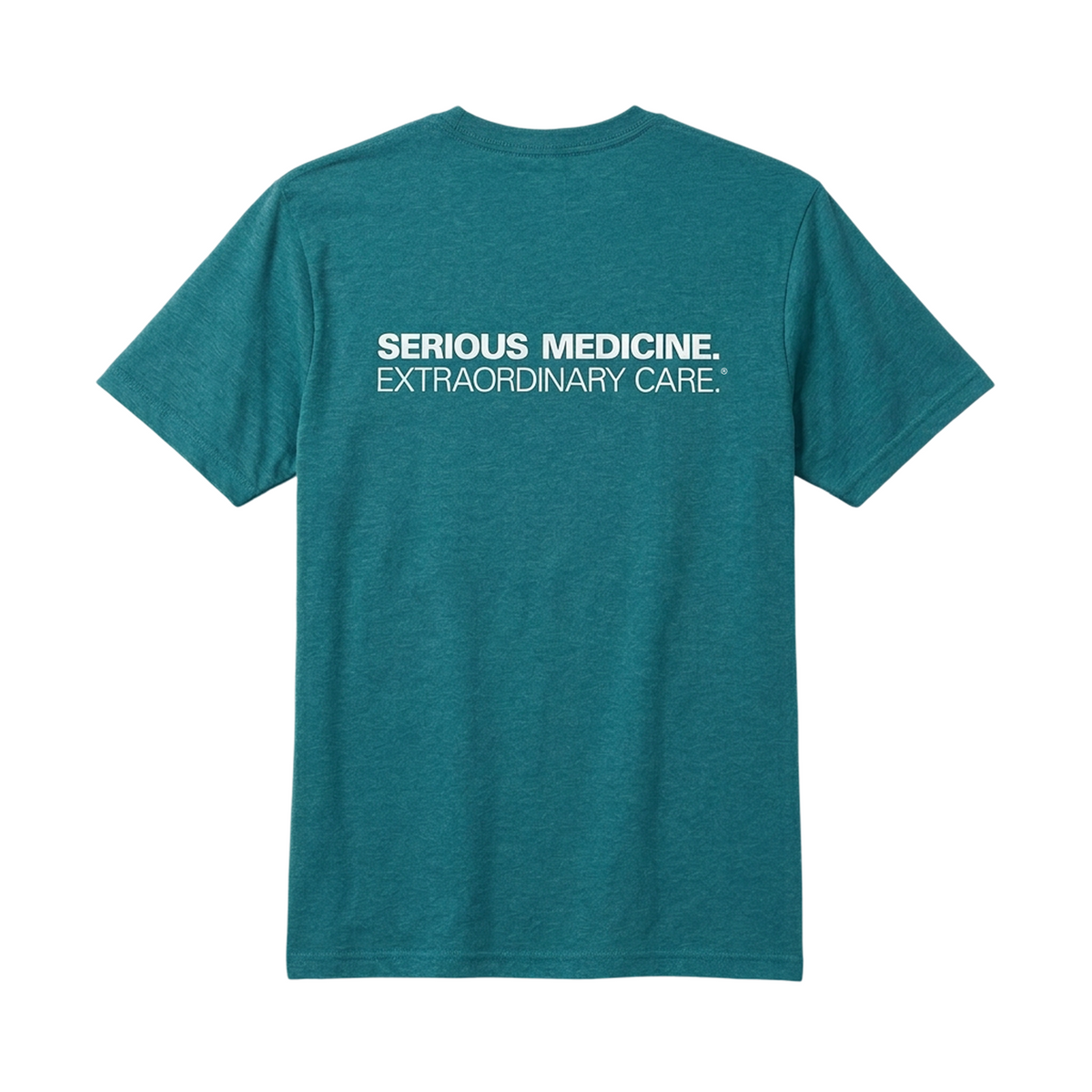Short Sleeve T-shirts for Clinical Staff Teal Back