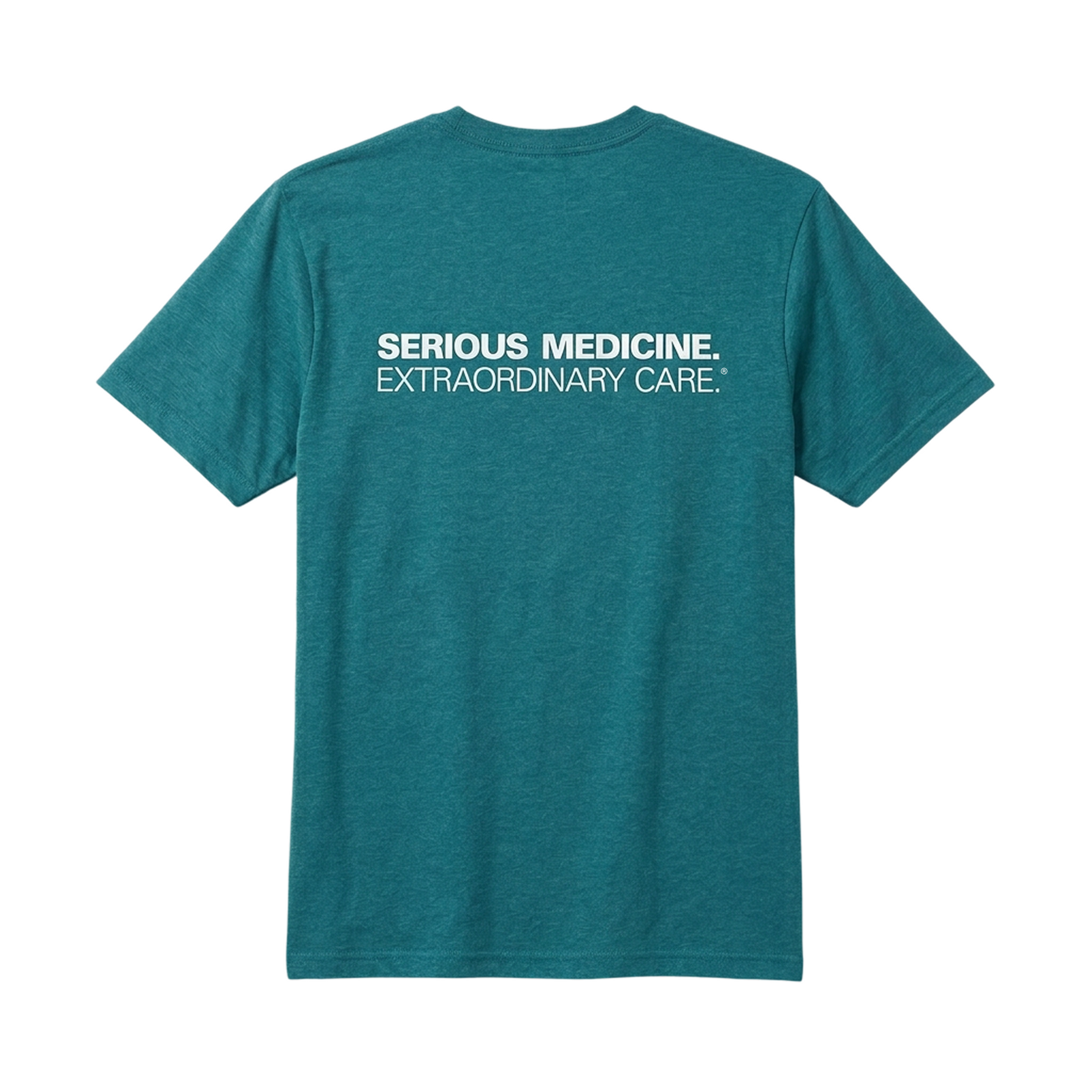 Short Sleeve T-shirts for Clinical Staff Teal Back