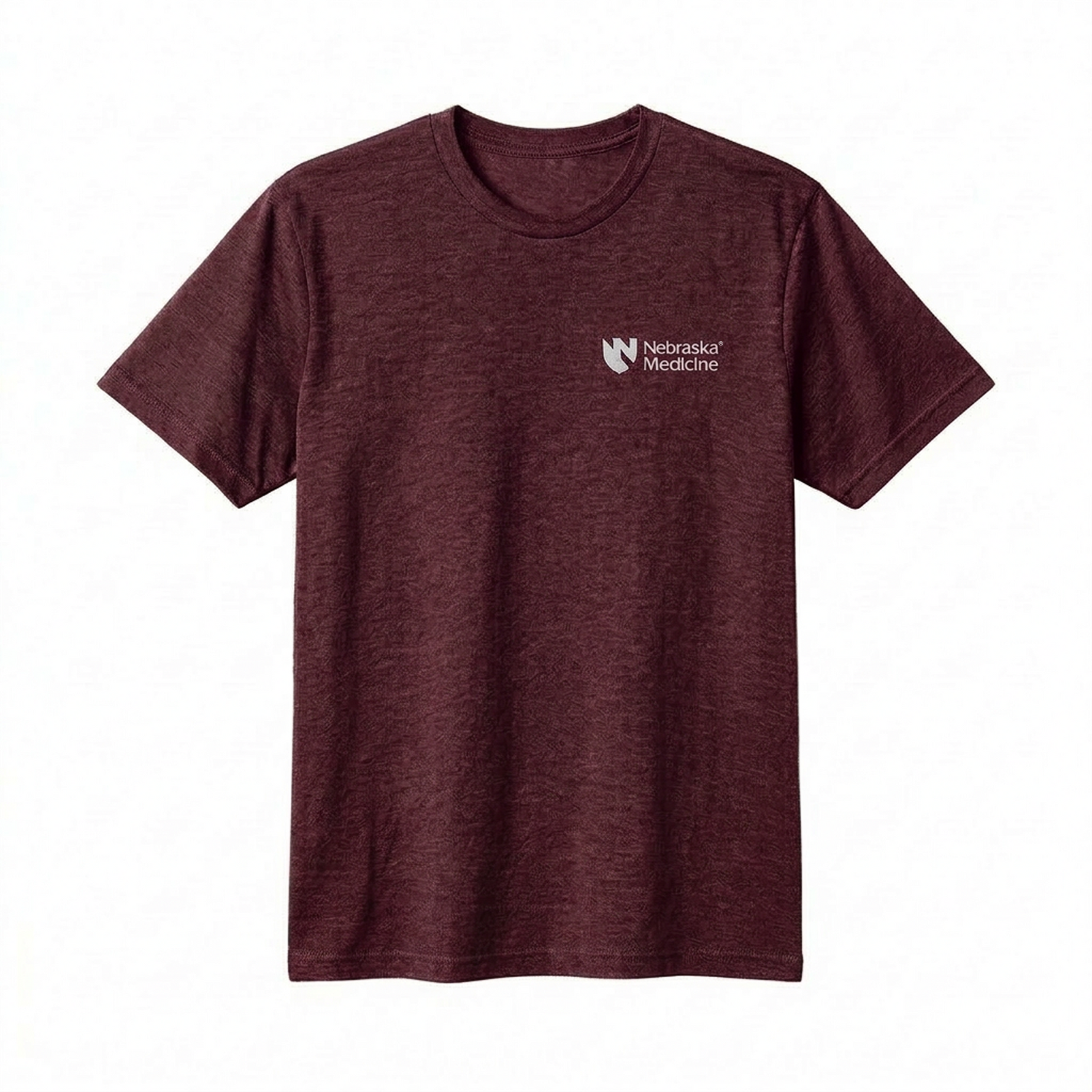 Short Sleeve T-shirts for Clinical Staff Wine Front