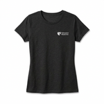 Ladies' Short Sleeve T-shirt for Clinical Staff Black Front