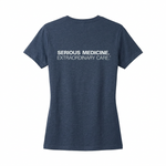 Ladies' Short Sleeve T-shirt for Clinical Staff Navy Back
