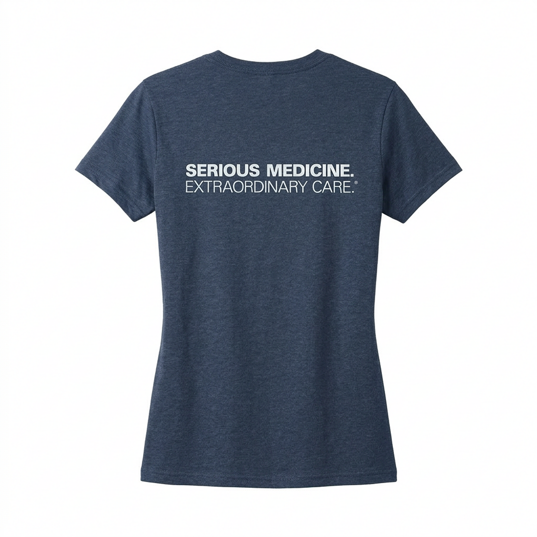 Ladies' Short Sleeve T-shirt for Clinical Staff Navy Back