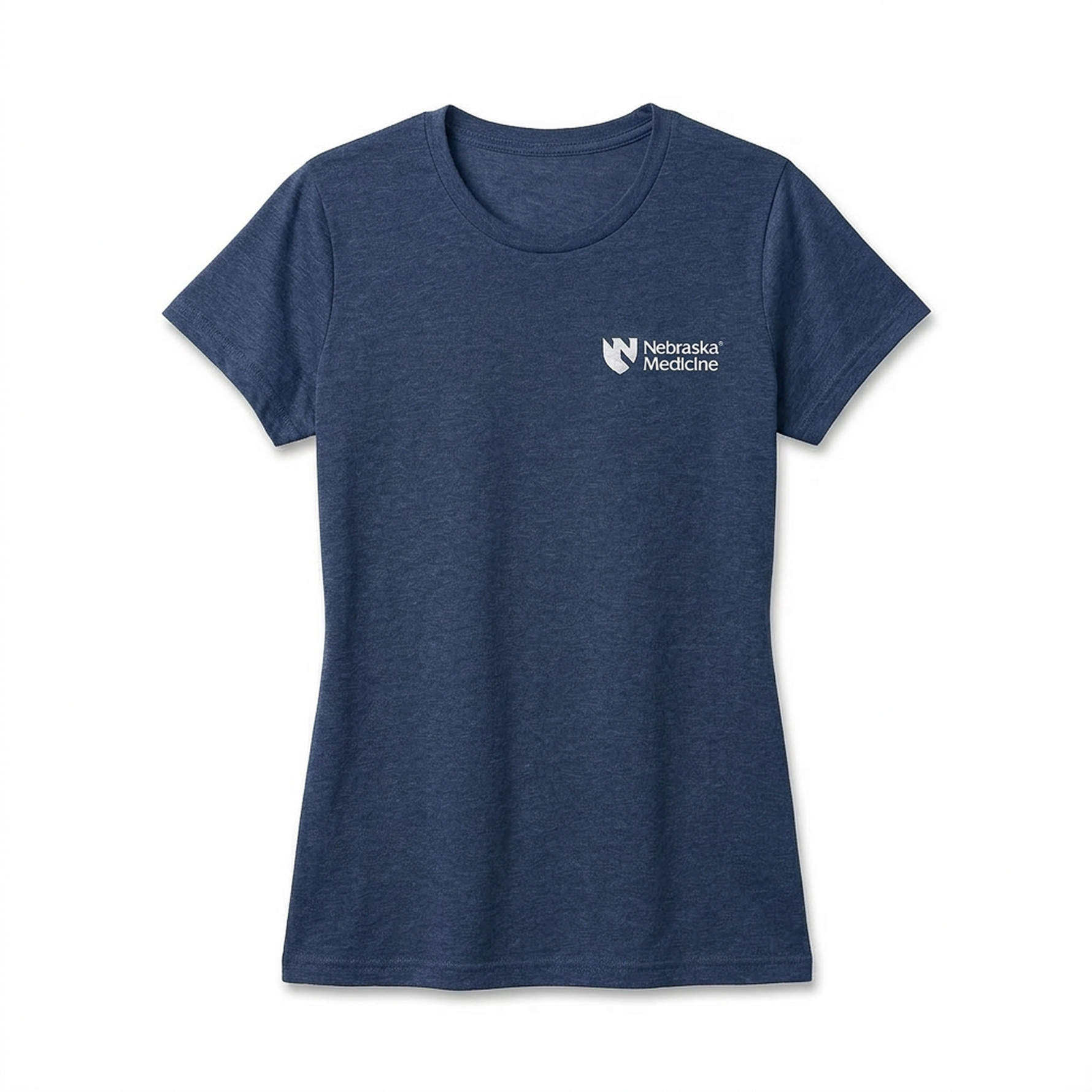 Ladies' Short Sleeve T-shirt for Clinical Staff Navy Front