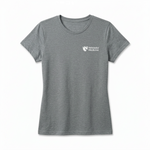 Ladies' Short Sleeve T-shirt for Clinical Staff Steel Grey Front