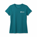 Ladies' Short Sleeve T-shirt for Clinical Staff Teal Front