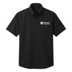 Men's Short Sleeve Dress Shirt Black