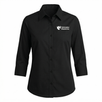 Ladies 3/4 Sleeve Dress Shirt