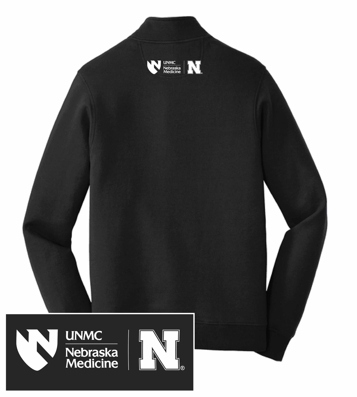 Huskers Go Big Red Quarter Zip Pullover Sweatshirt