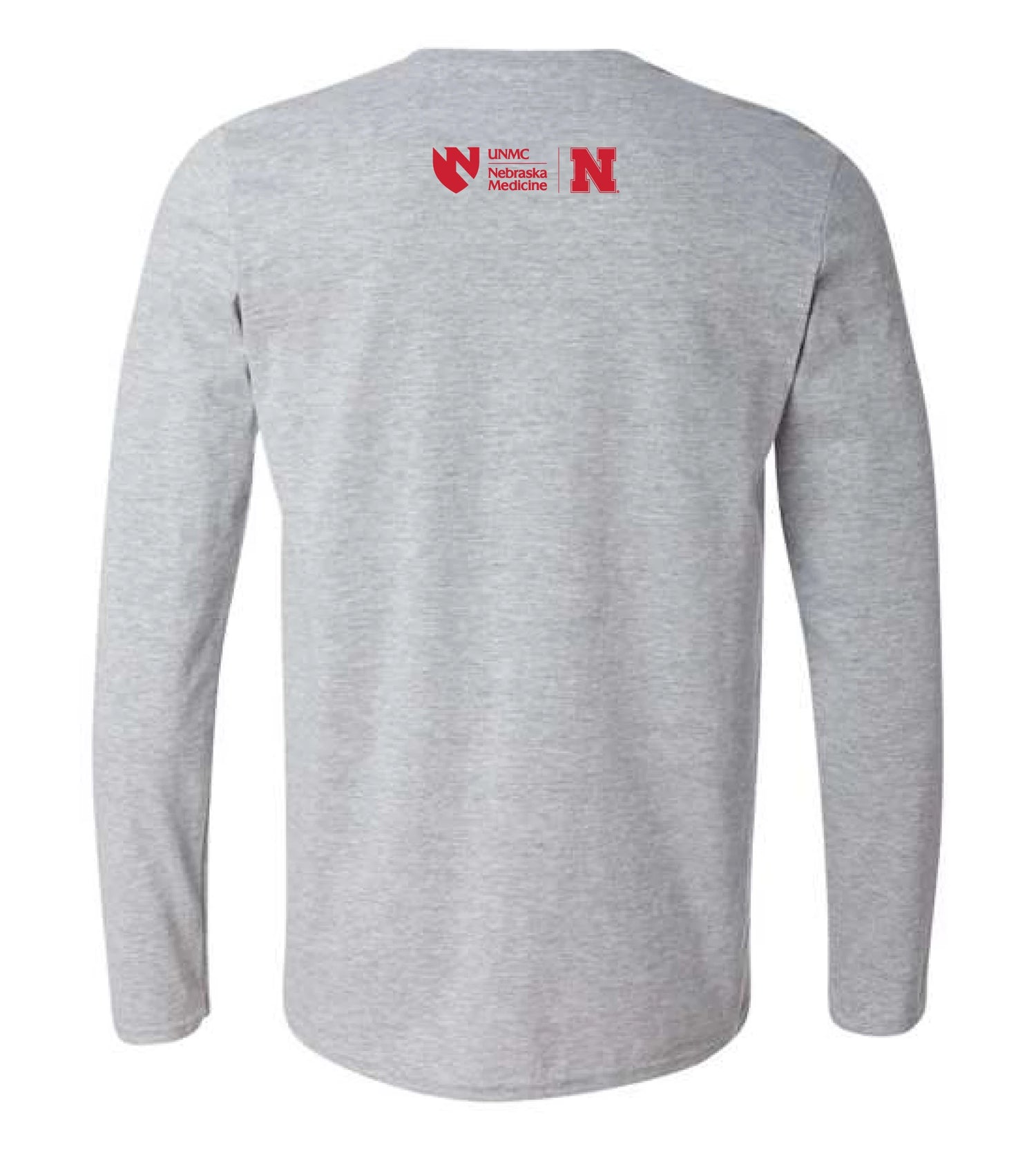 Huskers Long Sleeve T-shirt with Red Football