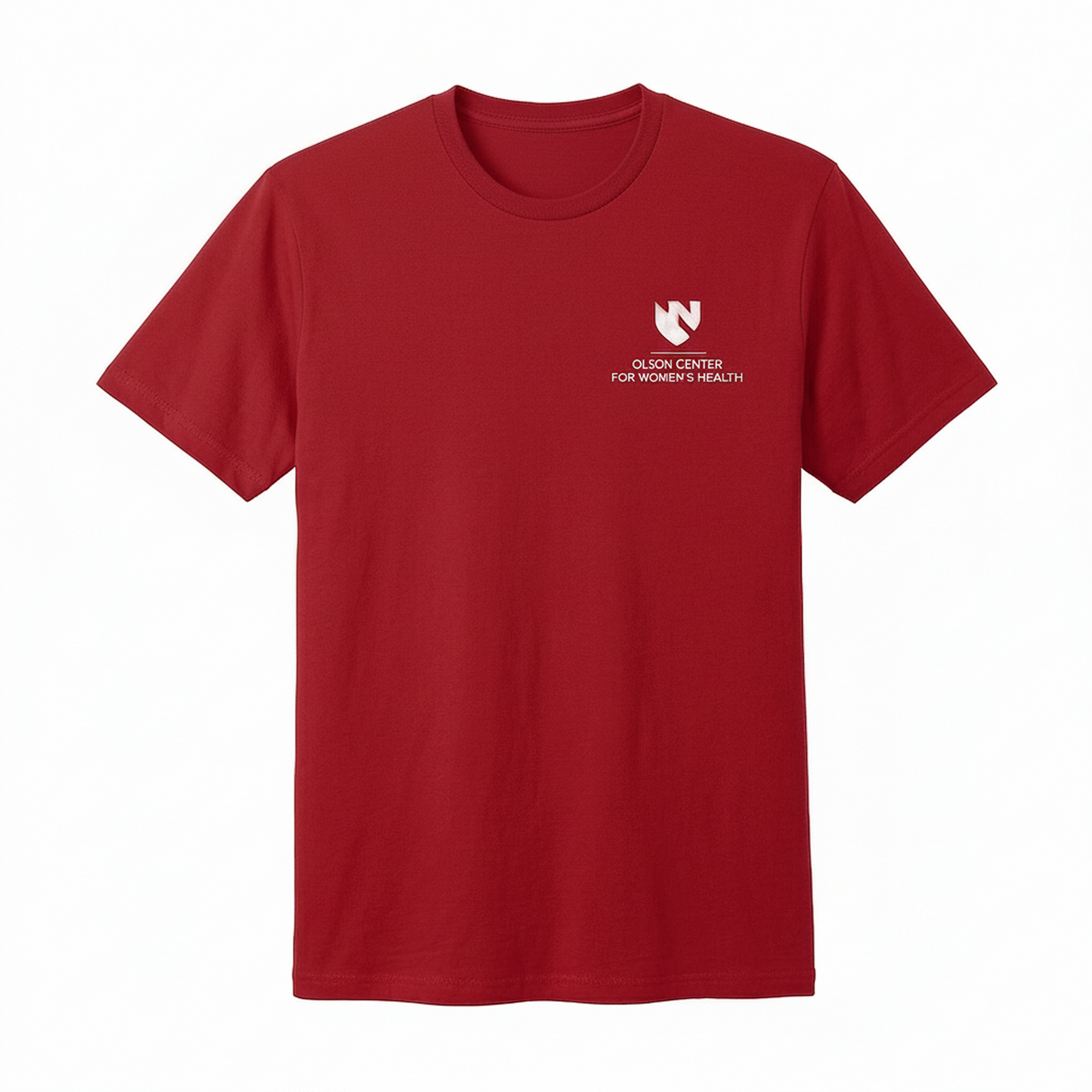Olson Center Short Sleeve T-shirts Red