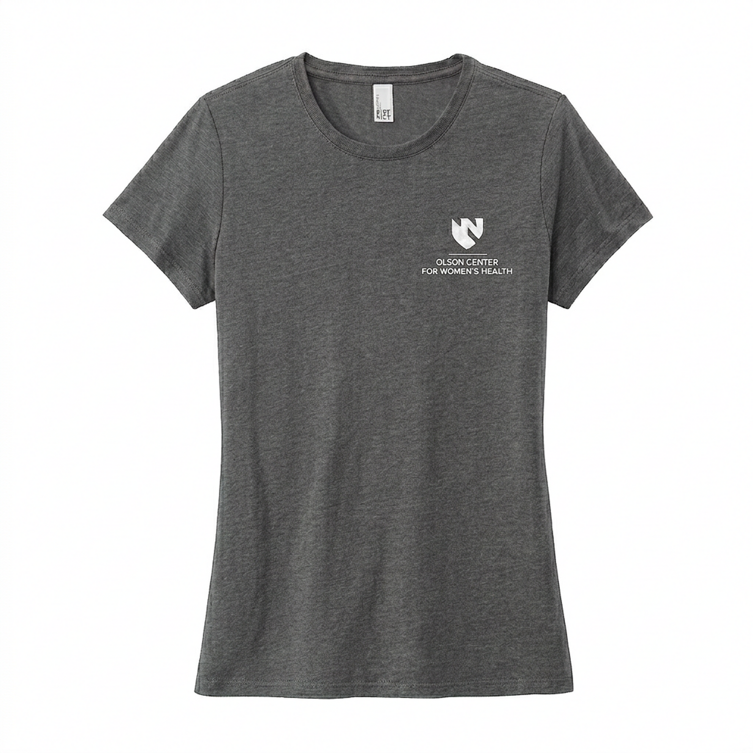 Olson Center Ladies Short Sleeve T-shirts Grey Front