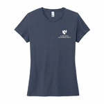 Olson Center Ladies Short Sleeve T-shirts Navy Front