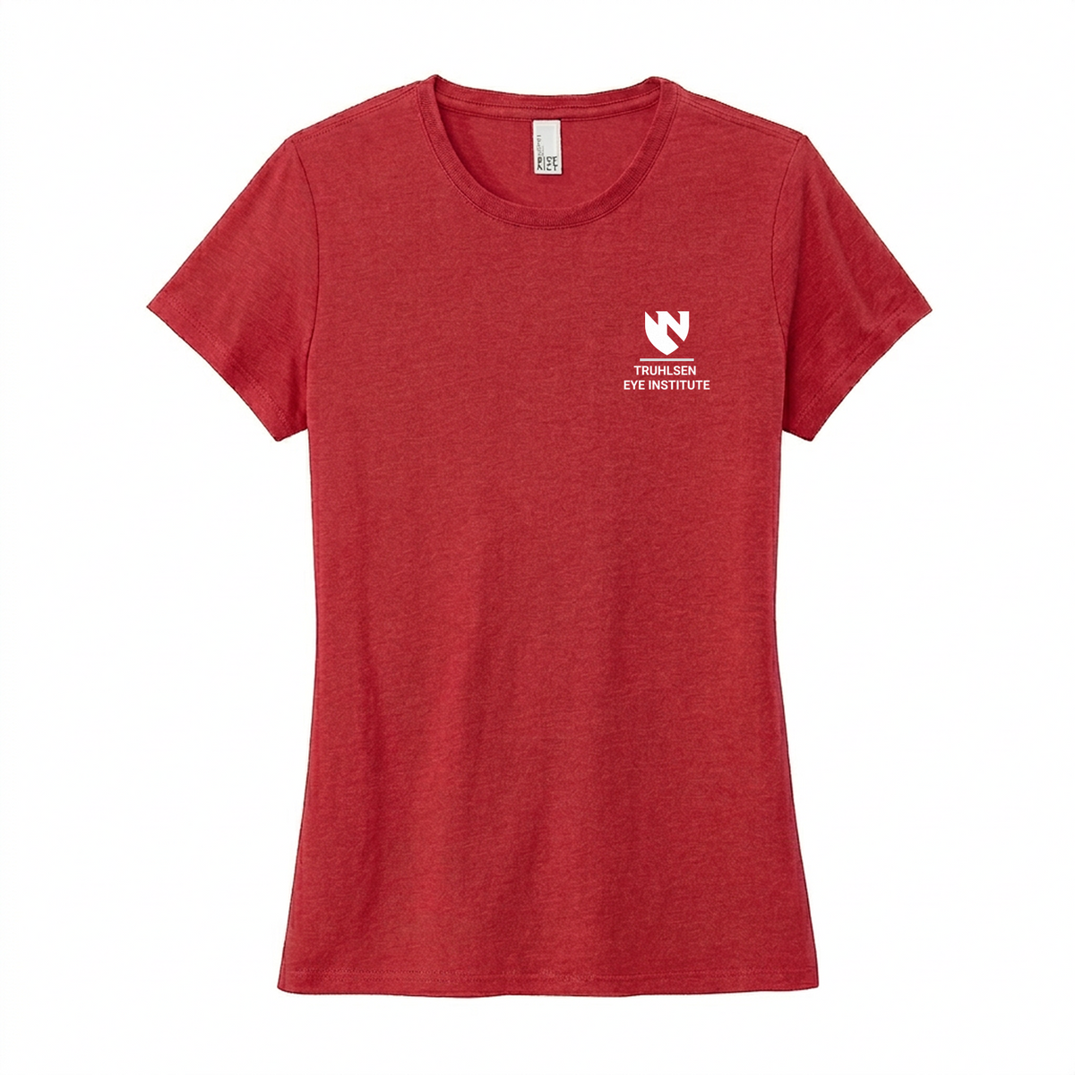 Truhlsen Eye Institute Ladies Short Sleeve T-shirts Red Frost